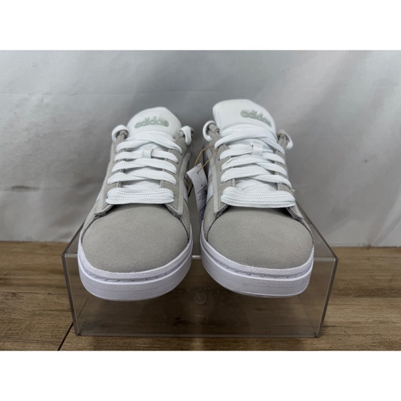 Adidas Grand Court Alpha II Grey White Suede Mens Sneakers JH7234 Size 11.5 - Picture 9 of 9